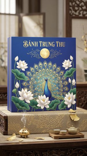 Hộp Bánh Trung Thu Con Công