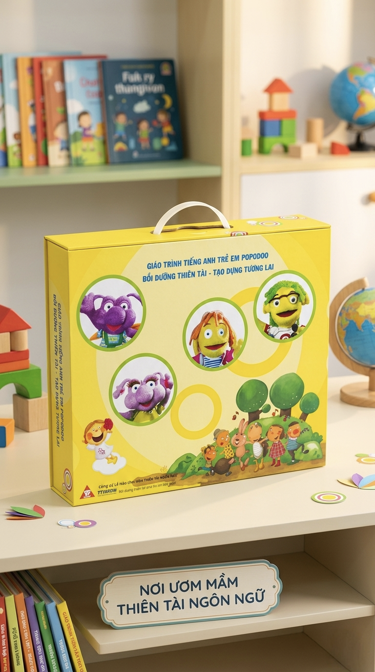 Hộp Bộ Giáo Trình English Popodoo